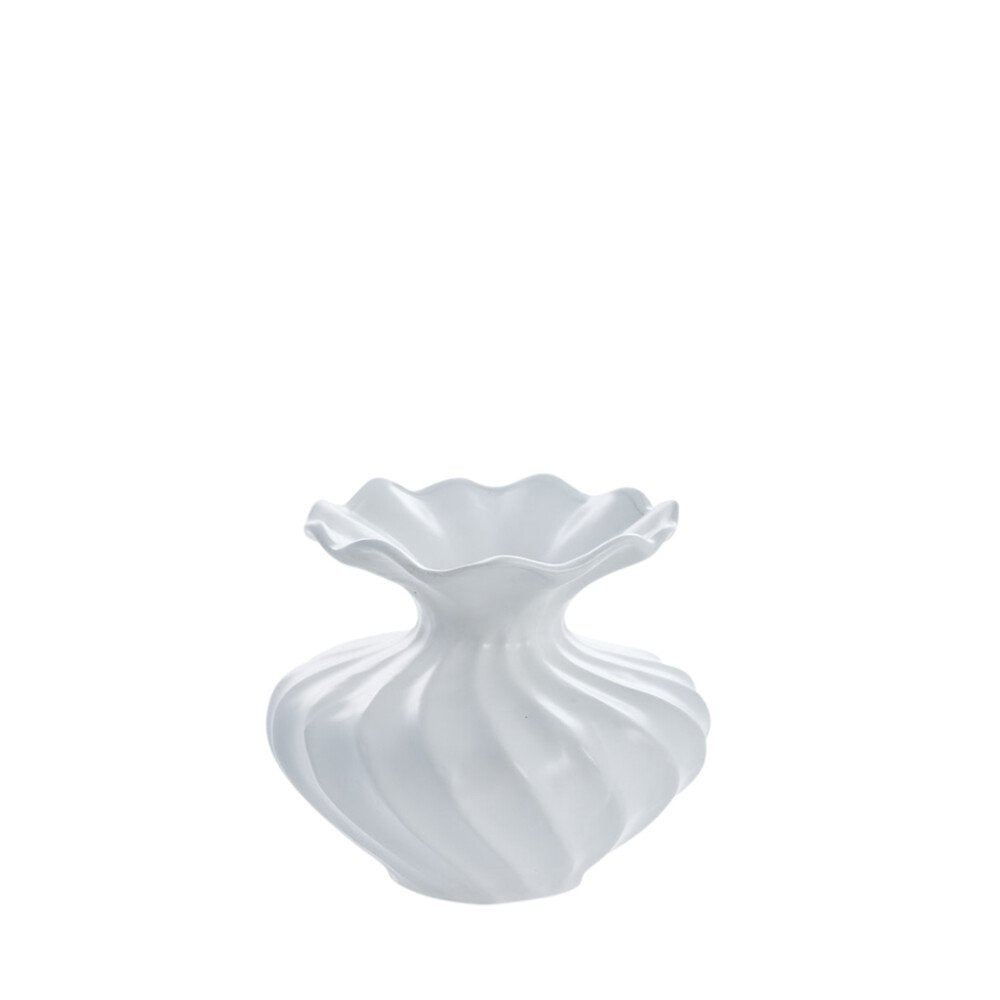 Hvid Susille keramik vase fra Lene Bjerre - H 14 cm Hvid Susille keramik vase fra Lene Bjerre - H 14 cm