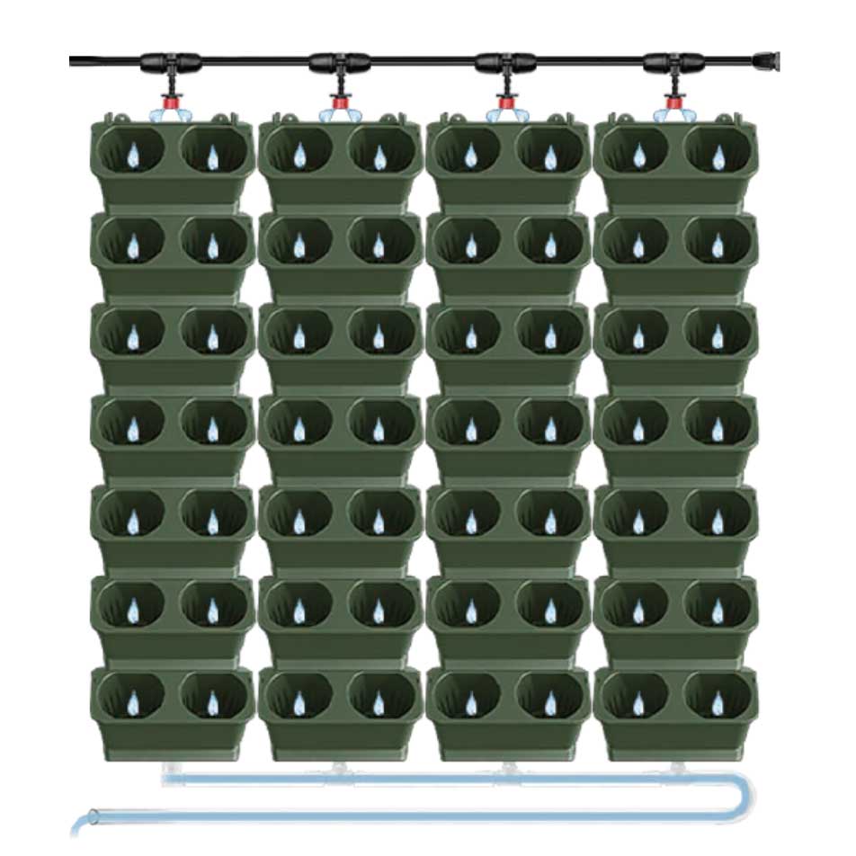 Hydroponisk plantevæg, 1m2 Hydroponisk plantevæg, 1m2