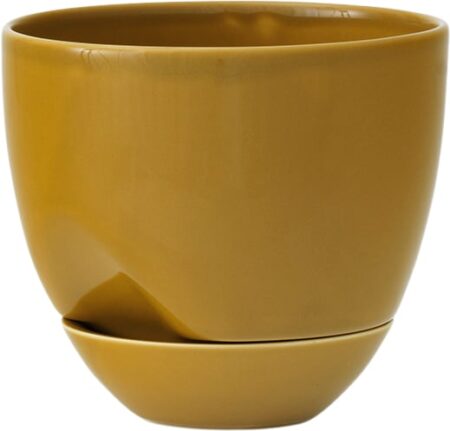 Hydrous Planter, Ø12, Ochre