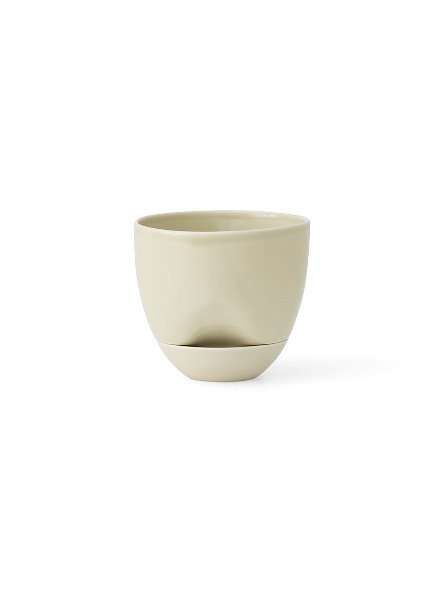 Hydrous Planter, ashen i Ø 12 cm fra Audo Copenhagen Hydrous Planter, ashen i Ø 12 cm fra Audo Copenhagen