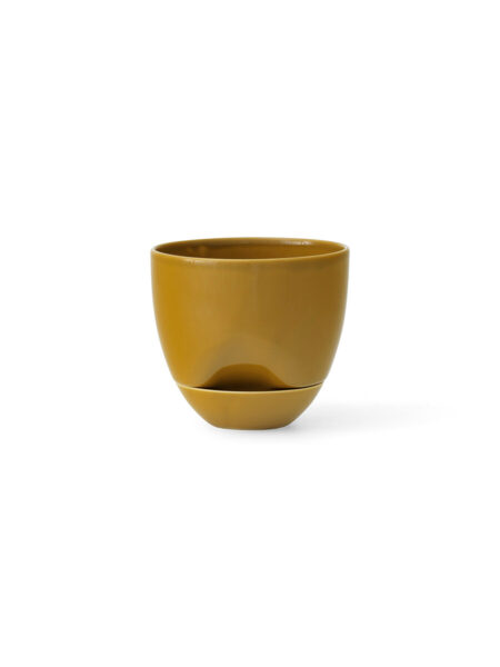 Hydrous Planter, ochre i Ø 12 cm fra Audo Copenhagen