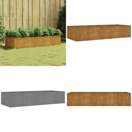 H⌀jbed 200x80x40 cm cortenstål - H⌀jbed - H⌀jbede - Home & Living