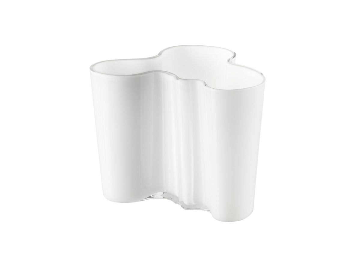 IITTALA - Alvar Aalto Vase - Vase - Hvid M - 12 cm IITTALA - Alvar Aalto Vase - Vase - Hvid M - 12 cm