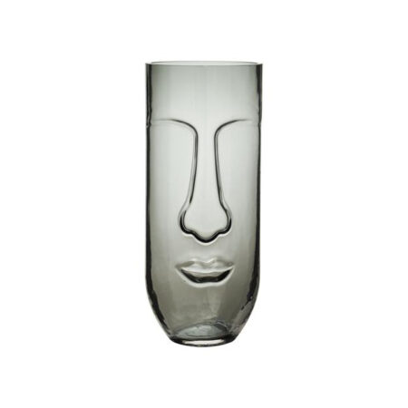 INDI VASE GRÅ GLAS