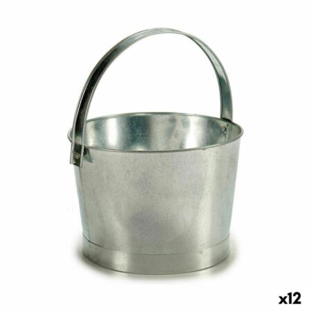Ibergarden NAVI-AR-280 urtepotte - sølvfarvet zinkspand 5 l (12 stk.)