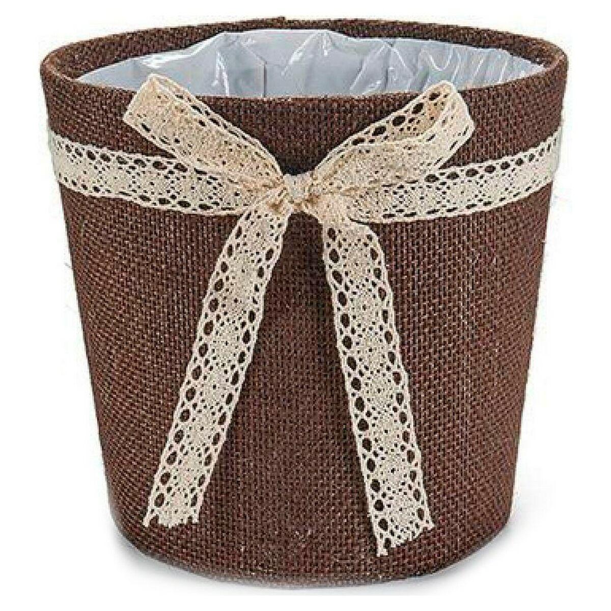 Ibergarden urtepotte - Grå/Natur/Chokolade, 18 × 17 × 18 cm Ibergarden urtepotte - Grå/Natur/Chokolade, 18 × 17 × 18 cm