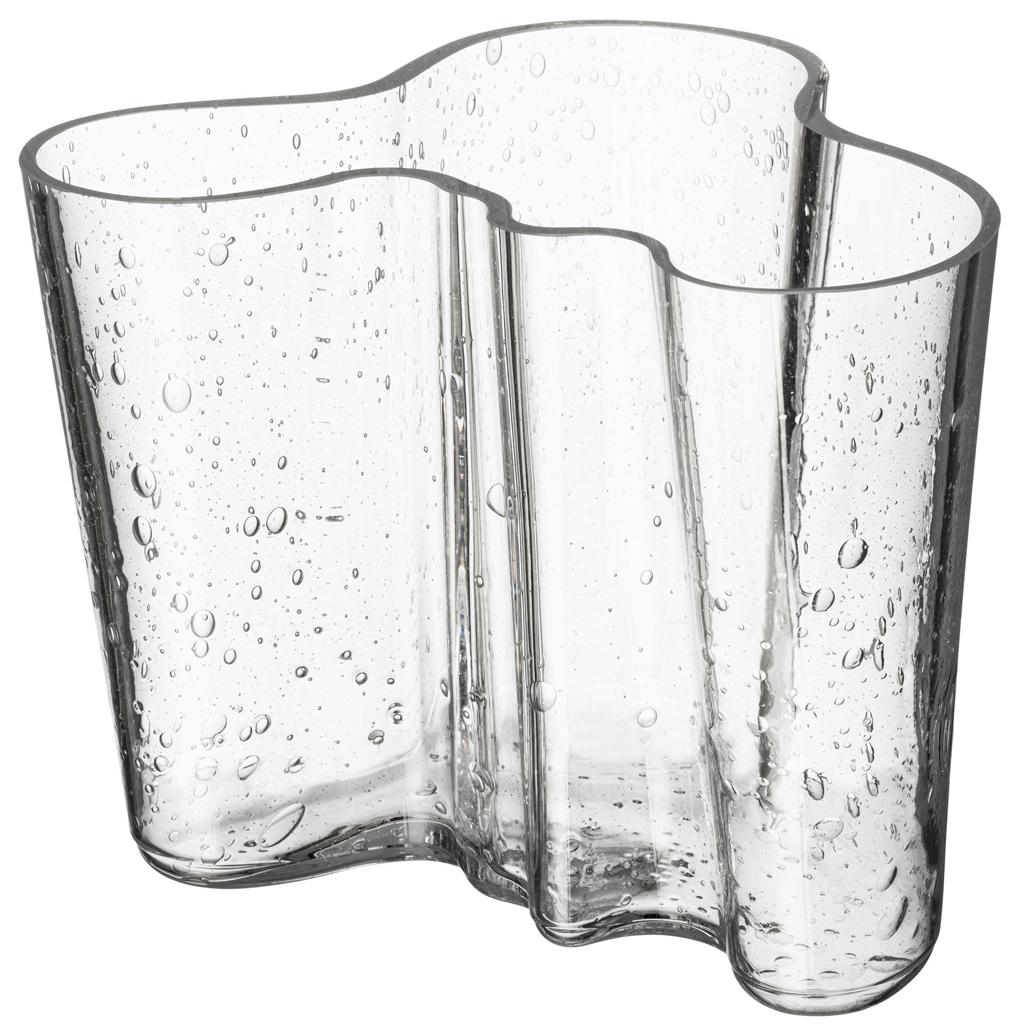Iittala Aalto vase bubbelglas 12 cm, klar Iittala Aalto vase bubbelglas 12 cm, klar