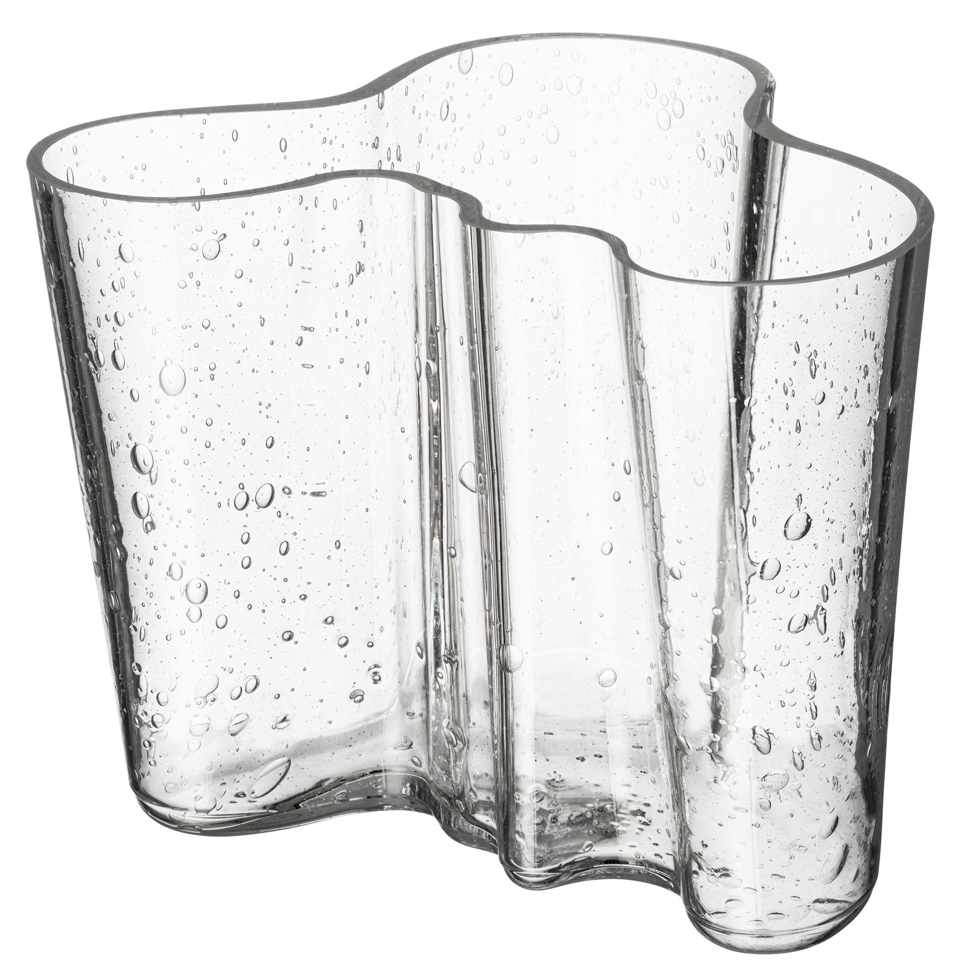 Iittala Aalto vase bubbelglas 16 cm, klar Iittala Aalto vase bubbelglas 16 cm, klar