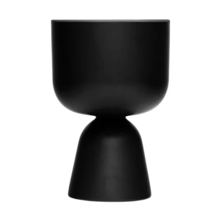 Iittala Nappula krukke Mat sort, 19x12,5 cm
