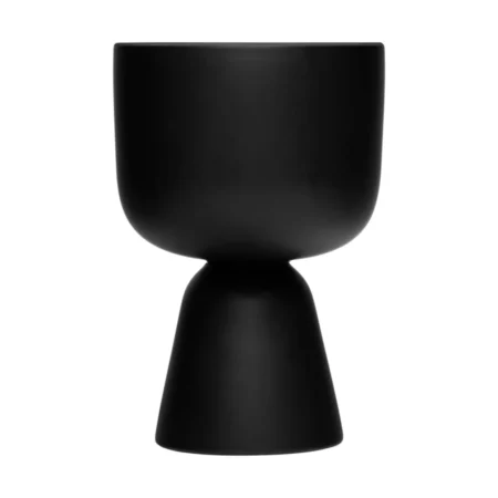Iittala Nappula krukke Mat sort, 23x15,5 cm