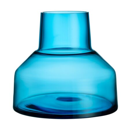Iittala Solare vase lav 20xØ22 cm Elektrisk blå