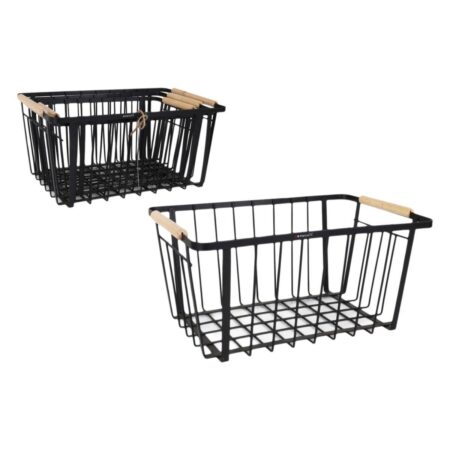 Inde Percutti multibrug kurv - organizer sæt, 3 dele, sort