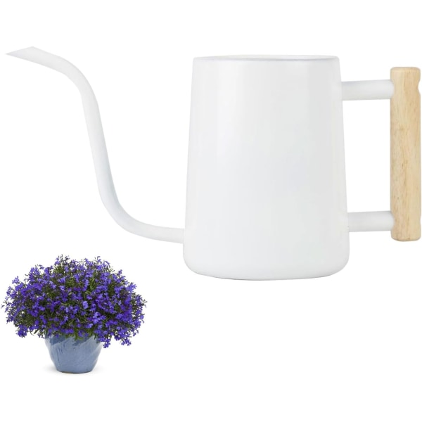 Indend⌀rs Vandkande, Rustfrit Stål Vandkande med Komfortabel Træhåndtag og Lang Tynd Tud, til Indend⌀rs Planter Sukkulenter Potteplanter Indend⌀rs Vandkande, Rustfrit Stål Vandkande med Komfortabel Træhåndtag og Lang Tynd Tud, til Indend⌀rs Planter Sukkulenter Potteplanter