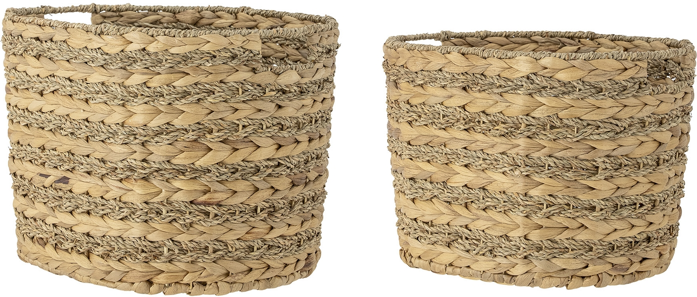 Indra, Kurv, natur, H30x34x43 cm Indra, Kurv, natur, H30x34x43 cm