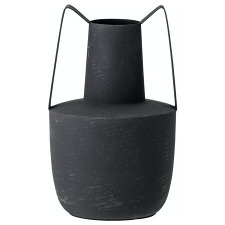 Itamar, Vase, Metal by Bloomingville (D: 12,5 cm. H: 20,5 cm., Sort)