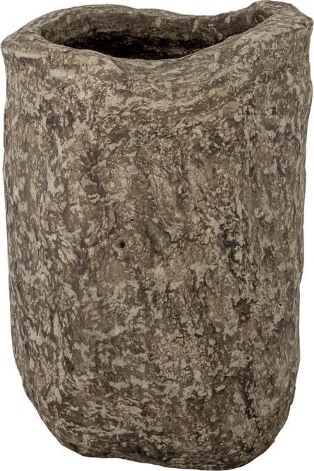 Janay, Deko Vase, brun, papmache