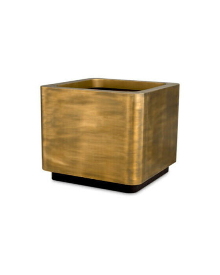 Jasper Planter Vintage Brass