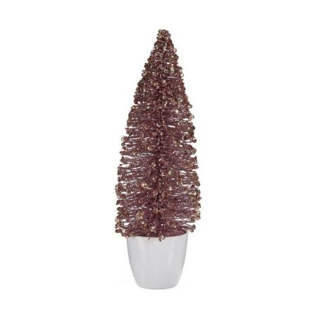 Juletræ i potte Krist+ - pink/gylden, 10 × 33 × 10 cm
