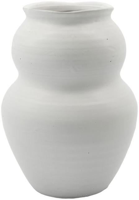 Juno, Vase, hvid, H17x22,5 cm