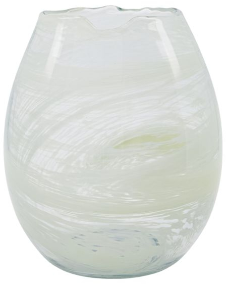 Jupiter, Vase, lysegrøn, H17x20 cm
