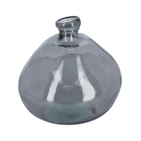KAVE HOME Brenna vase i 100% genbrugsblåt glas, 33 cm