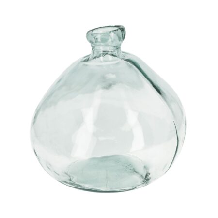 KAVE HOME Brenna vase, stor - klar genbrugsglas (H:33)
