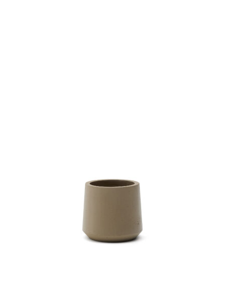 KAVE HOME Calun krukke, rund - beige cement (Ø32)