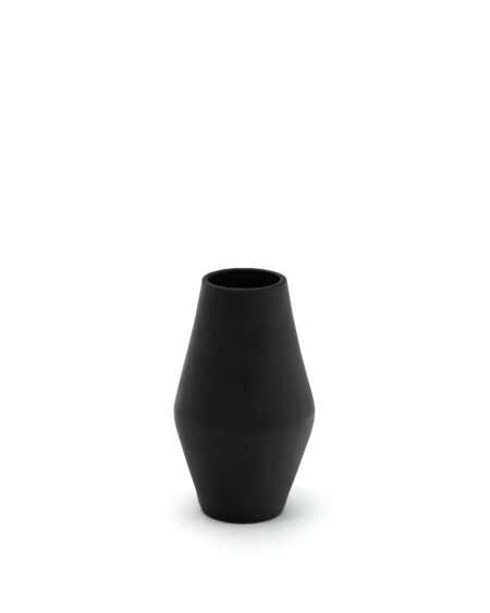 KAVE HOME Posia vase - sort terracotta (H:45)