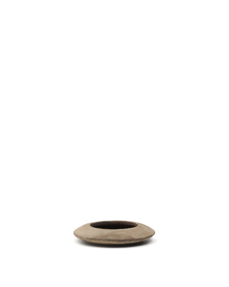 KAVE HOME Rivor krukke, rund - terracotta med naturlig finish (Ø36)