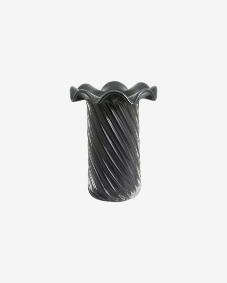 KORO vase, glas - grå