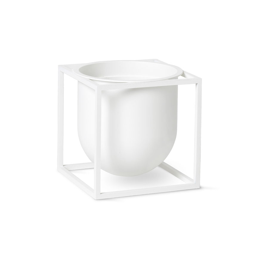 KUBUS FLOWERPOT 14 HVID KUBUS FLOWERPOT 14 HVID