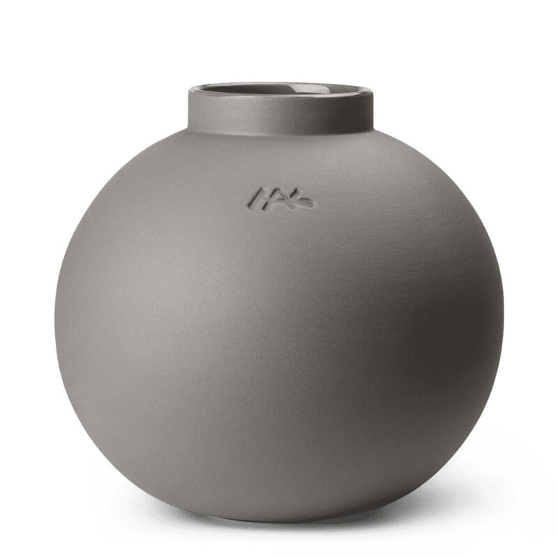 Kähler - Globo Vase H20 cm grå Kähler - Globo Vase H20 cm grå