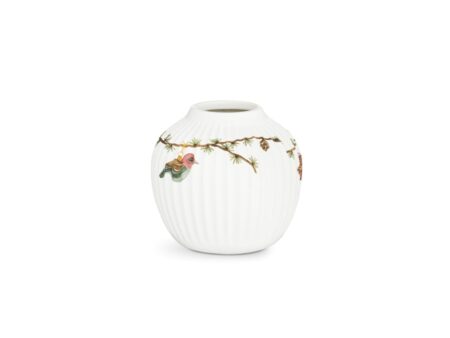 Kähler - Hammershøi Christmas Vase - Vase - White Decoration - Large - B13.5 x H13 x Ø13.5 cm