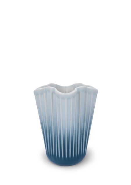 Kähler - Hammershøi Unfold Vase - Blå - 16.5 cm