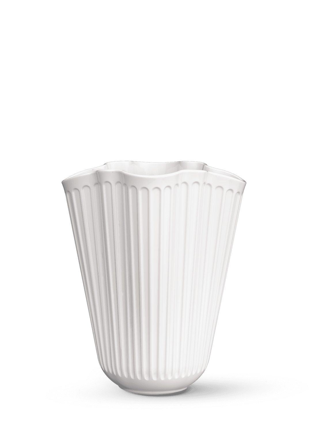 Kähler - Hammershøi Unfold Vase H20.5 cm hvid Kähler - Hammershøi Unfold Vase H20.5 cm hvid