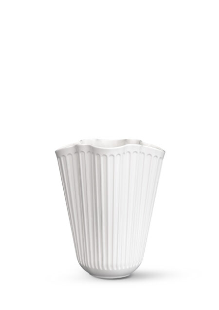 Kähler - Hammershøi Unfold Vase - Hvid - 16.5 cm