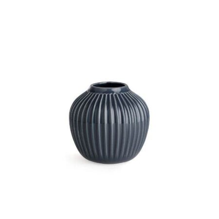 Kähler Hammershøi Vase - Anthracite - H12,5 cm.