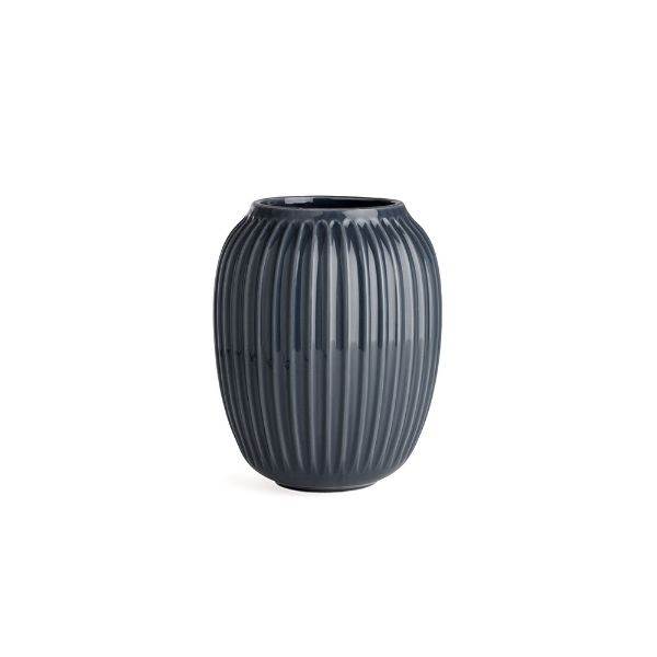 Kähler Hammershøi Vase - Anthracite - H21 cm. Kähler Hammershøi Vase - Anthracite - H21 cm.