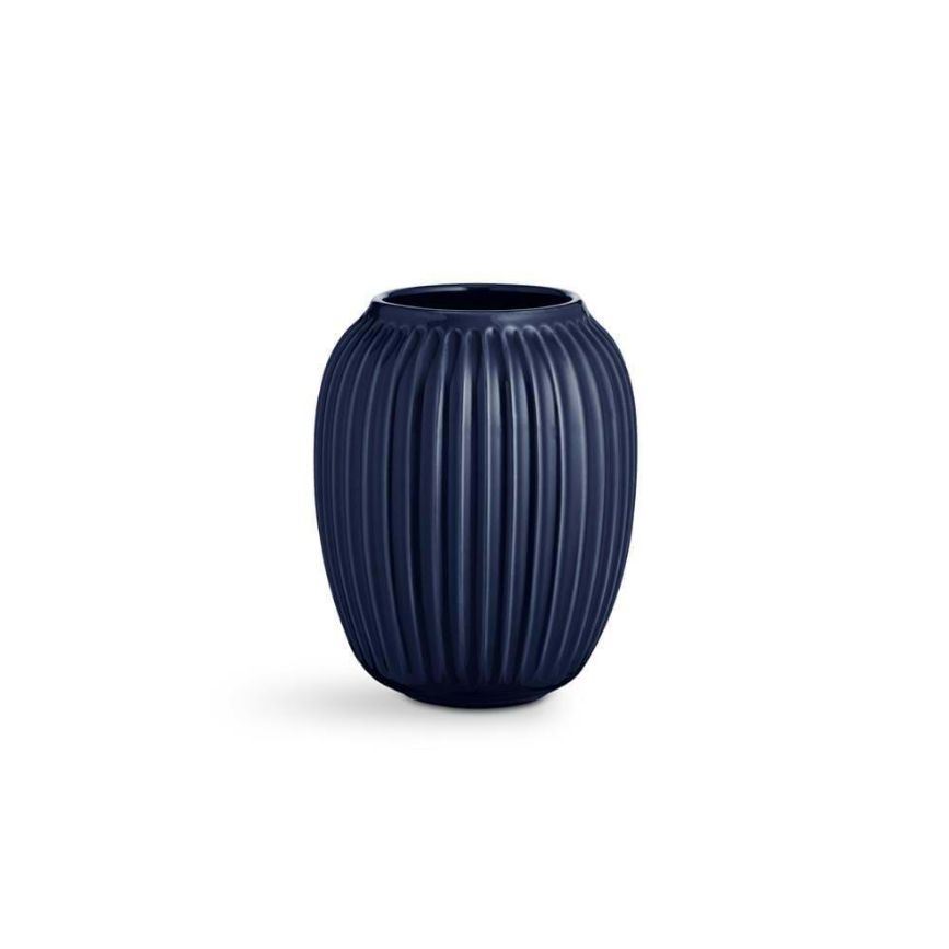 Kähler Hammershøi Vase H: 21 cm - Indigo Kähler Hammershøi Vase H: 21 cm - Indigo
