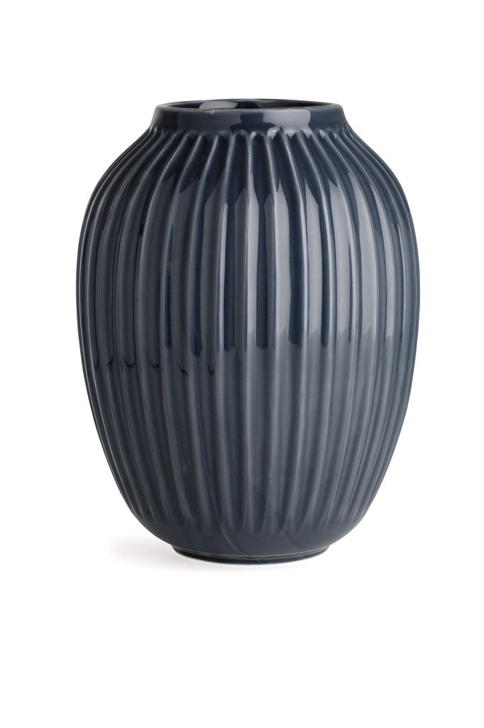 Kähler Hammershøi Vase H: 25,5 cm - Antracitgrå Kähler Hammershøi Vase H: 25,5 cm - Antracitgrå