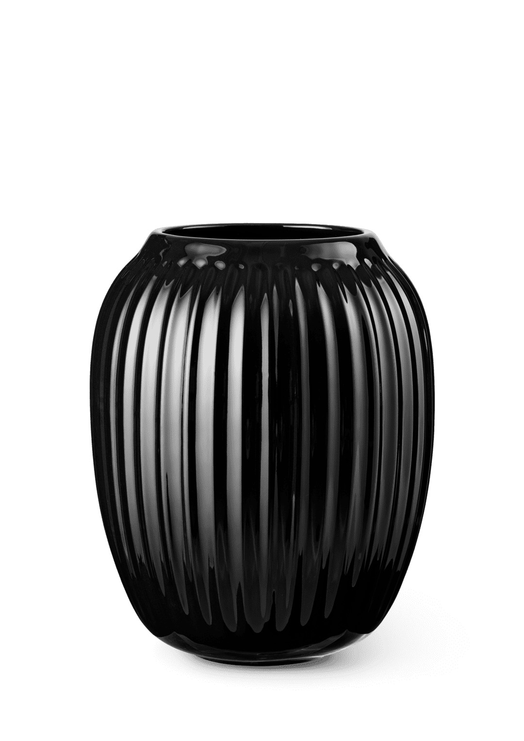 Kähler - Hammershøi Vase H21 cm sort Kähler - Hammershøi Vase H21 cm sort