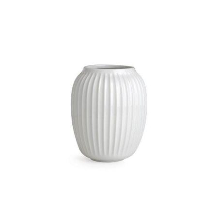 Kähler Hammershøi Vase - Hvid - H21 cm.