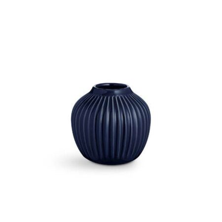 Kähler Hammershøi Vase - Indigo - H12,5 cm.