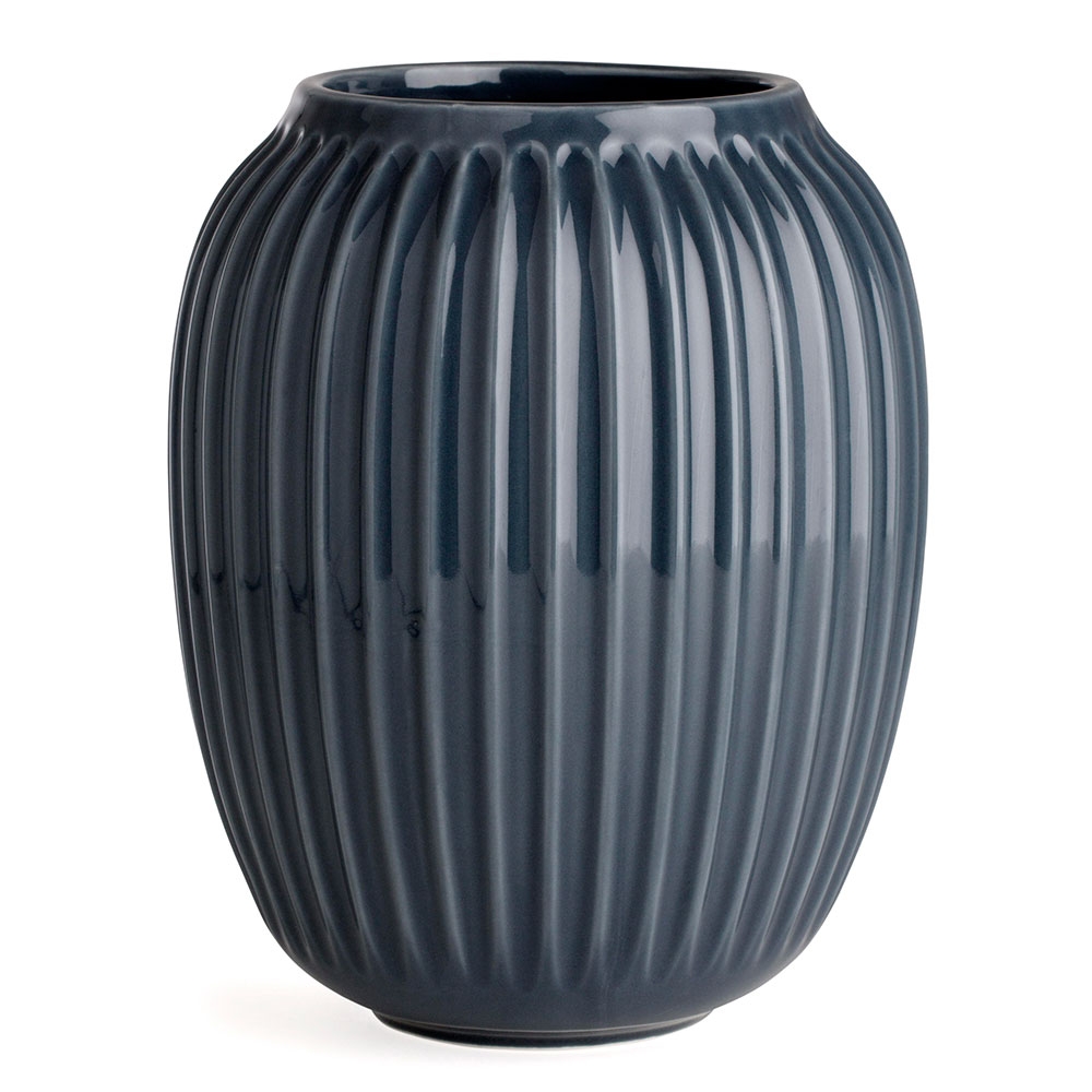 Kähler - Hammershøi vase, 21 cm antracitgrå Kähler - Hammershøi vase, 21 cm antracitgrå
