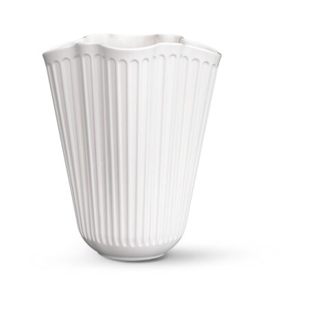 Kähler Hammershøi vase unfold 16,5 cm Hvid