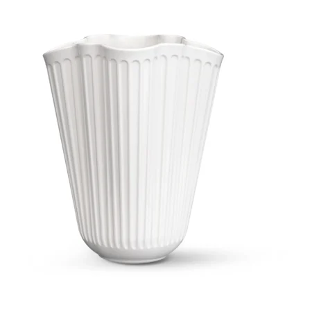 Kähler Hammershøi vase unfold Hvid, 16,5 cm