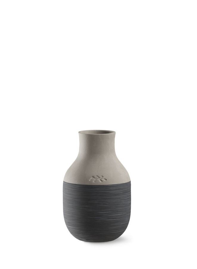 Kähler Omaggio Vase H: 12,5 cm - Antracitgrå Kähler Omaggio Vase H: 12,5 cm - Antracitgrå