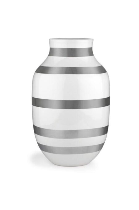 Kähler Omaggio Vase H: 31 cm - Sølv