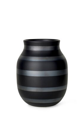 Kähler - Omaggio Vase H20 cm sort tone