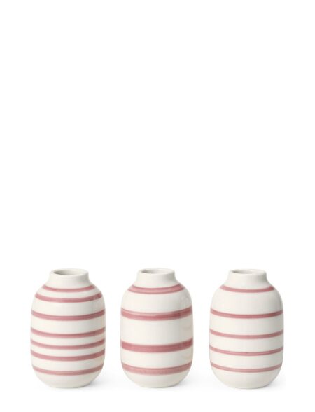 Kähler | Omaggio Vase Miniature Rosa 3 Stk. | ONE SIZE